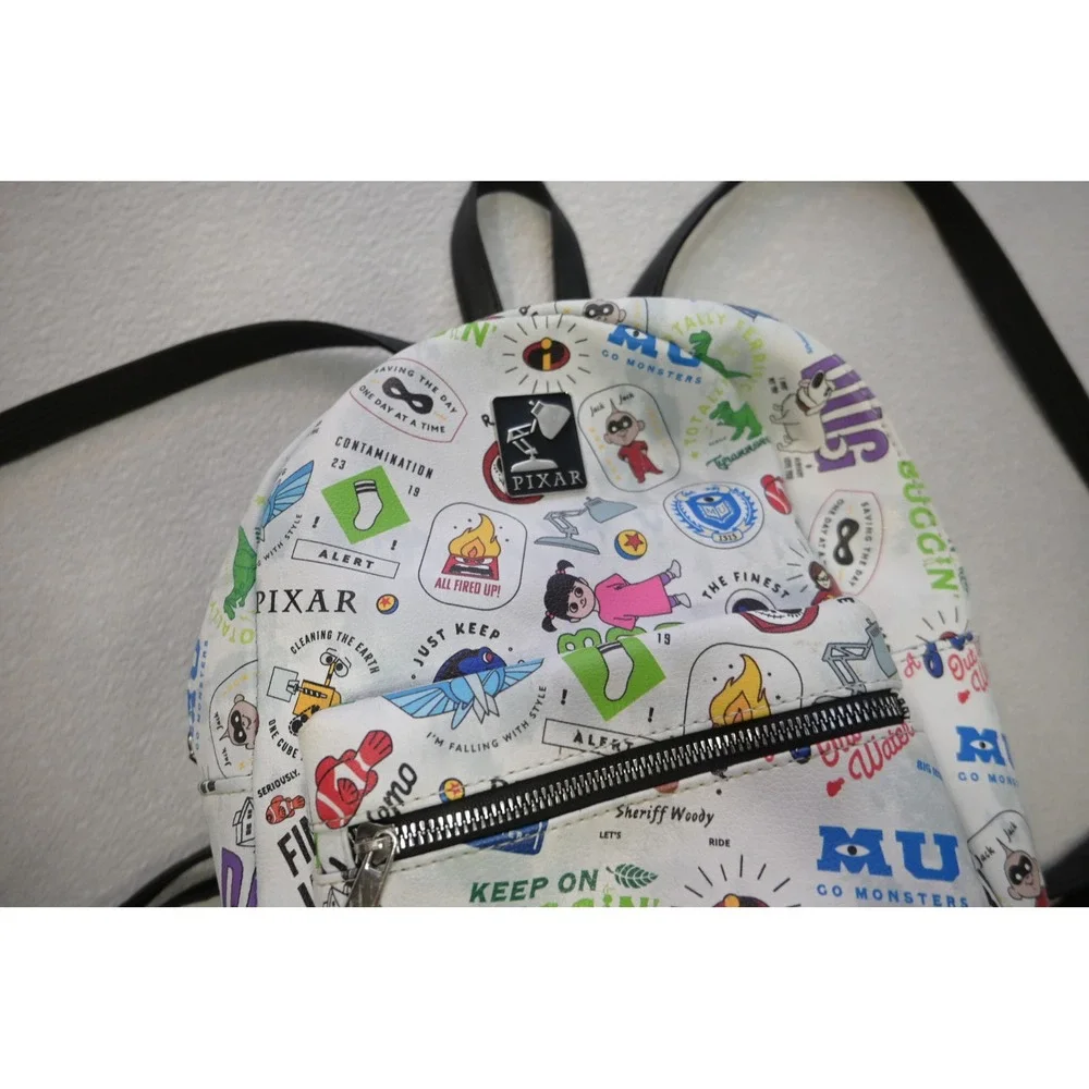 Disney Pixar Mini Backpack Womens‎ OS Toy Story Monsters Inc Nemo Excellent